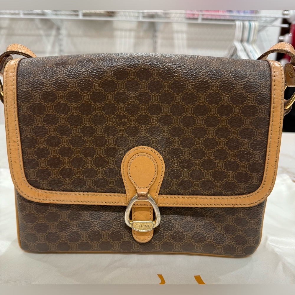 Celine Brown and Tan Women's Bag